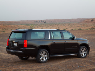 Картинка автомобили chevrolet темный 2014 suburban