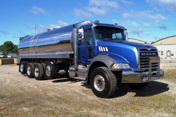 Картинка mack+milk+truck автомобили mack грузовик тяжёлый