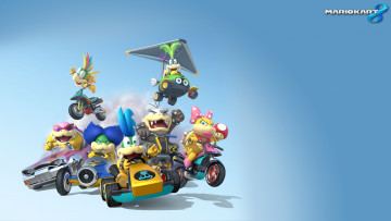 Картинка видео+игры mario+kart+8 гонка