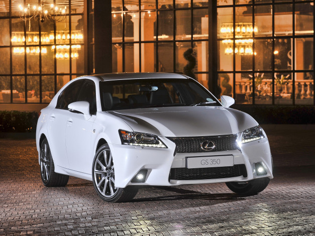 Обои картинки фото автомобили, lexus, светлый, 2012, f-sport, 350, gs, za-spec
