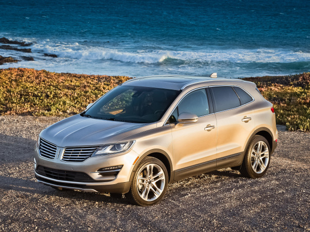 Обои картинки фото автомобили, lincoln, светлый, 2014, г, mkc
