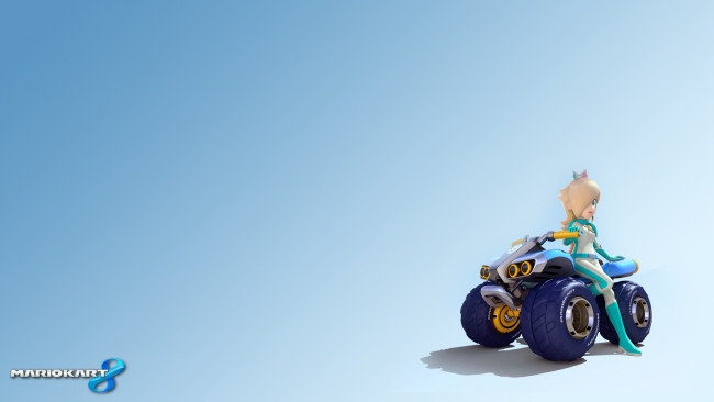Обои картинки фото видео игры, mario kart 8, девушка