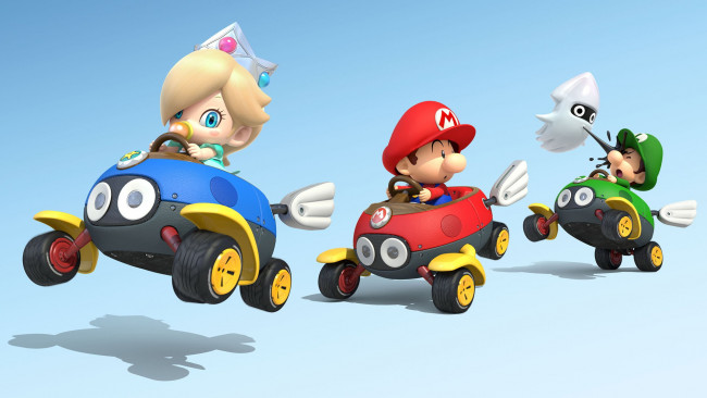 Обои картинки фото видео игры, mario kart 8, гонка