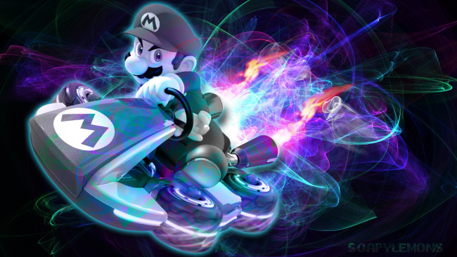 Обои картинки фото видео игры, mario kart 8, графика