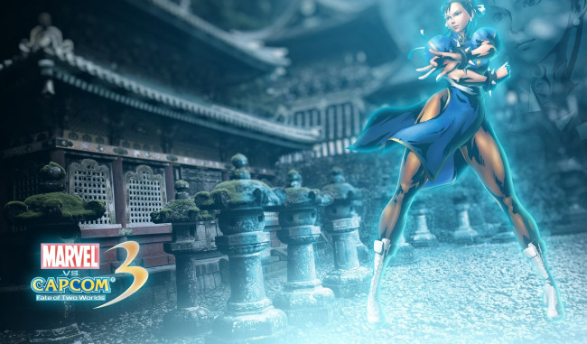 Обои картинки фото видео игры, marvel vs,  capcom 3,  fate of two worlds, девушка, поза