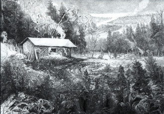 Картинка урал рисованное природа