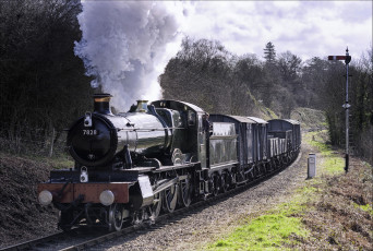 Картинка техника паровозы паровоз рельсы дорога железная