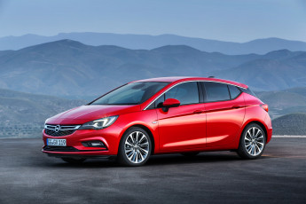 обоя автомобили, opel, красный, 2015г, astra, k
