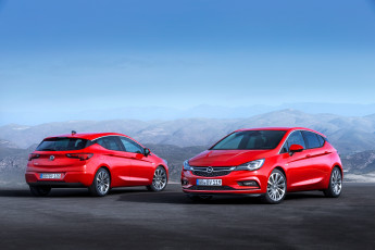 обоя автомобили, opel, красный, astra, k, 2015г