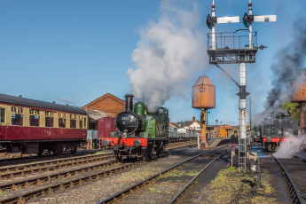 Картинка техника паровозы дорога железная паровоз рельсы