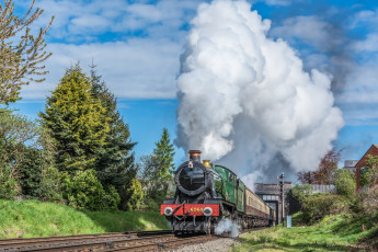 Картинка техника паровозы железная паровоз рельсы дорога