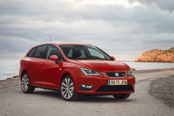 Картинка автомобили seat 2015г красный st fr ibiza
