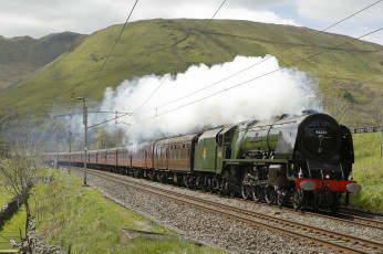 Картинка техника паровозы дорога паровоз рельсы железная