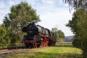 Картинка техника паровозы дорога рельсы паровоз железная