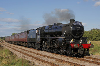 Картинка техника паровозы паровоз дорога железная рельсы