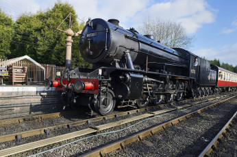 Картинка техника паровозы паровоз рельсы дорога железная