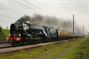 Картинка техника паровозы паровоз железная дорога рельсы