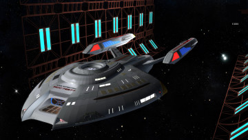 Картинка космос арт звезды планета вселенная полет космический корабль