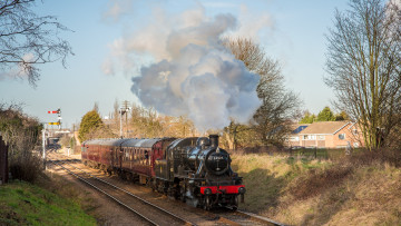 Картинка техника паровозы железная паровоз рельсы дорога