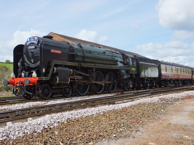 Обои картинки фото техника, паровозы, дорога, рельсы, паровоз, железная