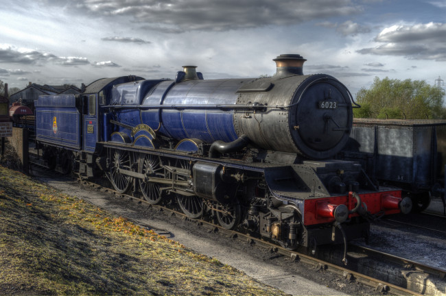 Обои картинки фото техника, паровозы, рельсы, дорога, железная, паровоз