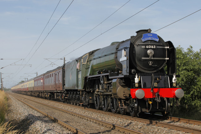 Обои картинки фото техника, паровозы, дорога, рельсы, паровоз, железная