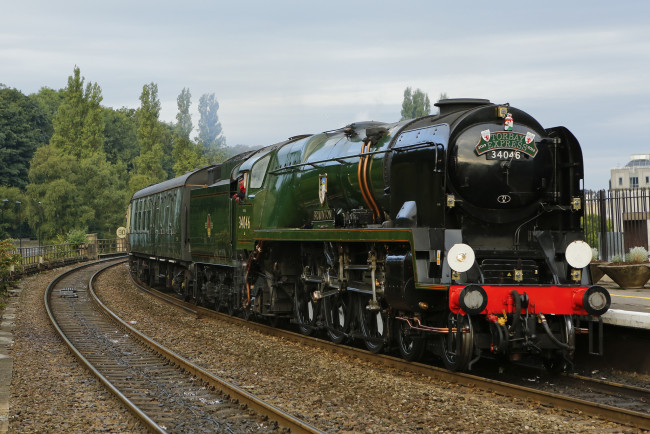 Обои картинки фото техника, паровозы, дорога, железная, паровоз, рельсы