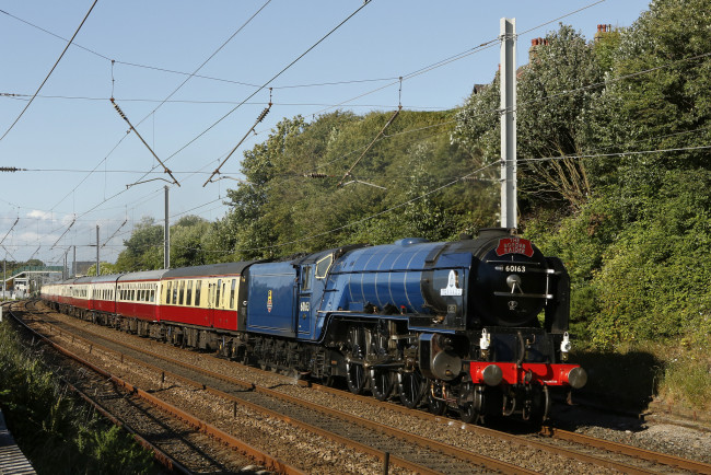 Обои картинки фото техника, паровозы, железная, дорога, рельсы, паровоз