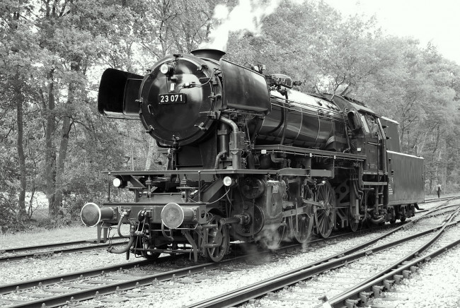 Обои картинки фото техника, паровозы, железная, дорога, рельсы, паровоз