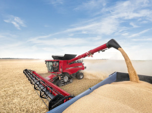 Картинка техника комбайны case