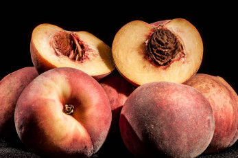 Картинка еда персики +сливы +абрикосы плоды