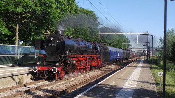 Картинка техника паровозы паровоз рельсы