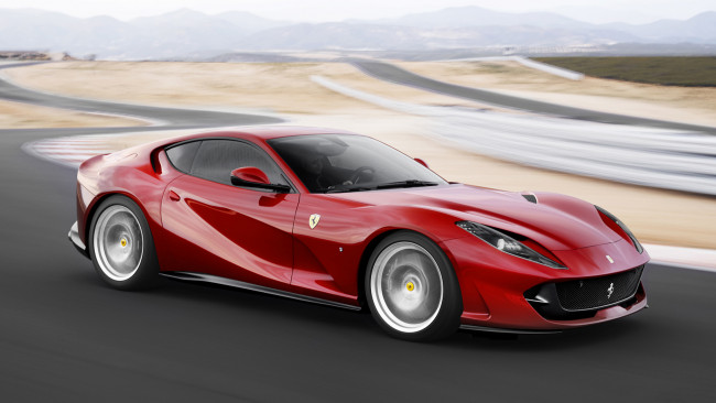 Обои картинки фото ferrari 812 superfast 2018, автомобили, ferrari, 2018, superfast, 812