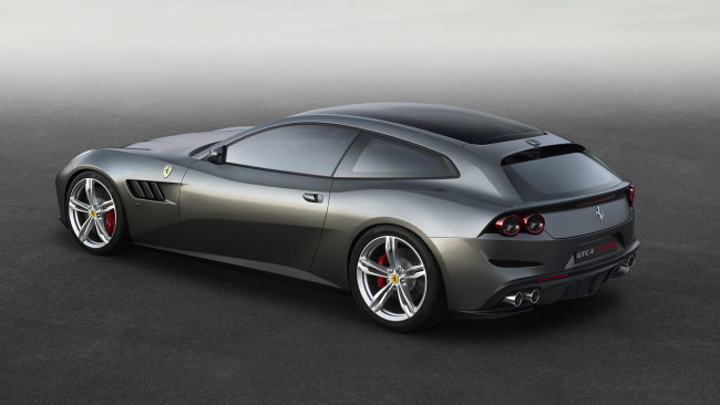 Обои картинки фото ferrari gtc4 lusso 2017, автомобили, ferrari, 2017, lusso, gtc4