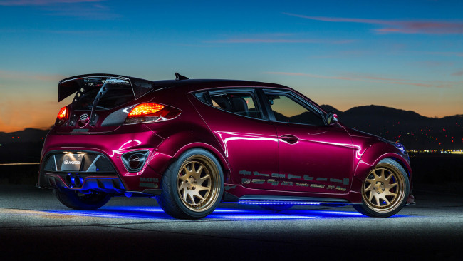 Обои картинки фото hyundai gurnade veloster concept 2016, автомобили, hyundai, concept, veloster, gurnade, 2016