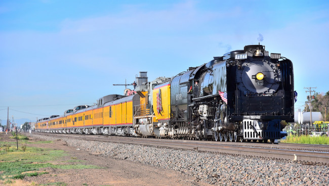 Обои картинки фото техника, паровозы, паровоз, рельсы