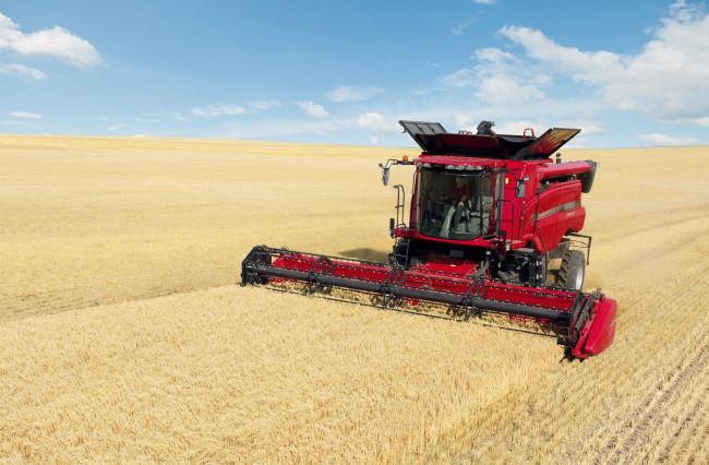 Обои картинки фото техника, комбайны, case