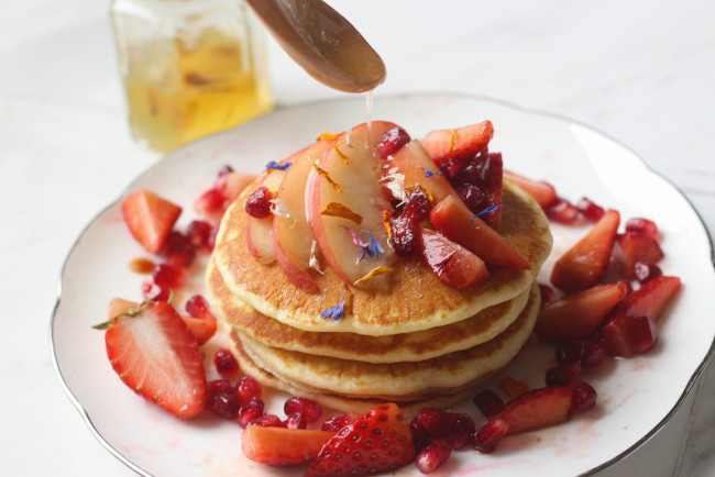 Обои картинки фото еда, блины,  оладьи, вкуснятина