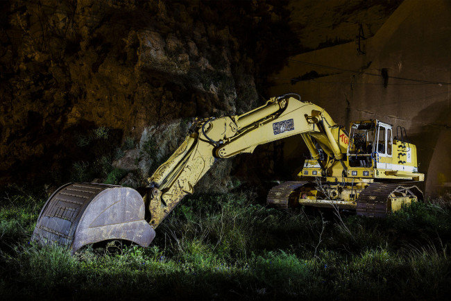 Обои картинки фото техника, экскаваторы, ковш