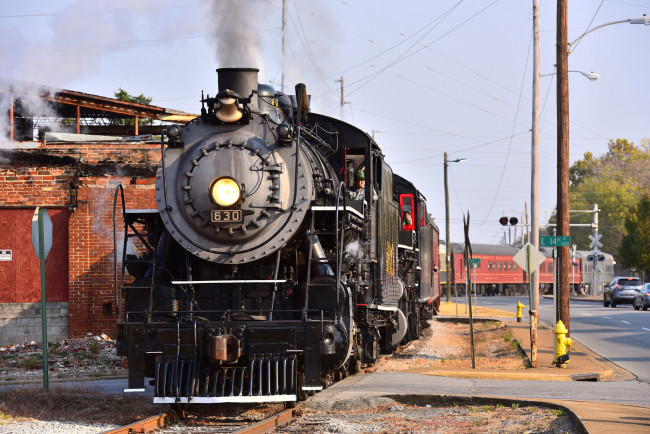 Обои картинки фото техника, паровозы, паровоз, рельсы