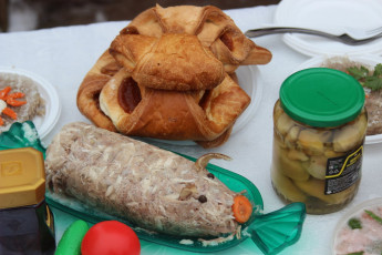 Картинка еда разное выпечка консервация холодец