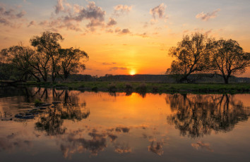 Картинка природа восходы закаты простор