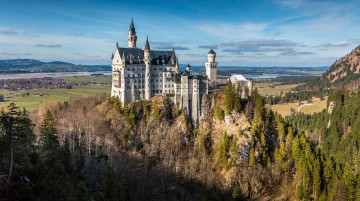Картинка neuschwanstein+castle города замок+нойшванштайн+ германия простор
