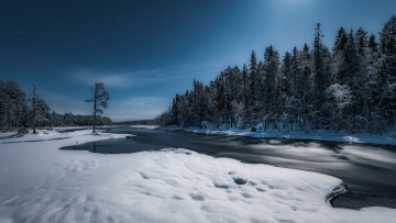 Картинка природа зима простор