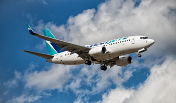 Картинка boeing+737-7ct авиация пассажирские+самолёты авиалайнер