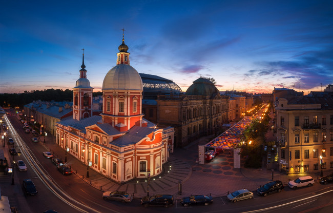 Обои картинки фото st,  petersburg, города, санкт-петербург,  петергоф , россия, простор