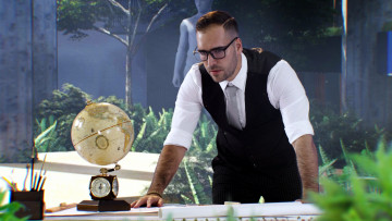 Картинка мужчины -+unsort очки