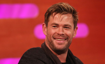 Картинка мужчины chris+hemsworth актер лицо улыбка щетина