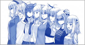 Картинка аниме virtual+youtuber виртуальный ютубер