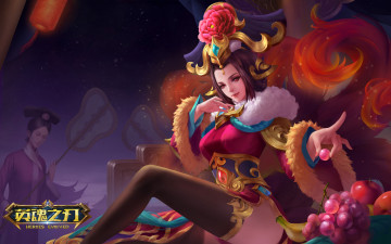 Картинка видео+игры heroes+evolved девушка фрукты слуга